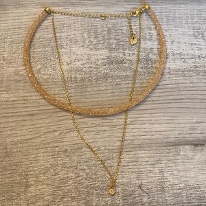 Choker + necklace combo - Swarovski